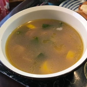ズッキーニとブロッコリーのスープ